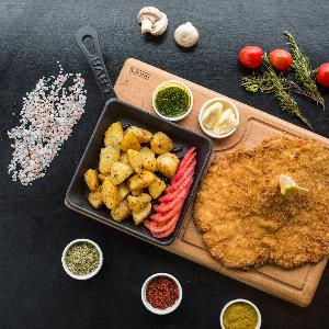 Orijinal Viyana Usulü Tavuk Şinitzel